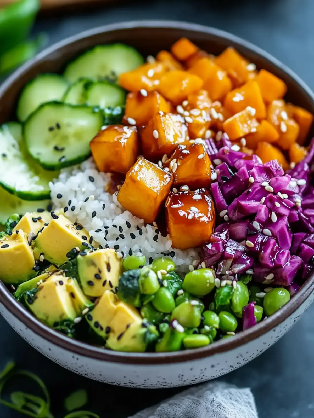 Vegane Poke Bowl: Ein Unglaubliches Ultimatives 7-Zutaten Rezept