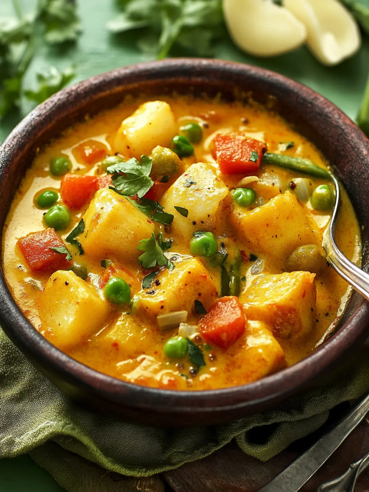 Erbsen-Kartoffel-Curry