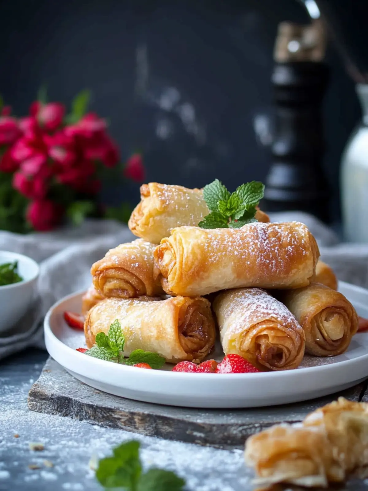 Luftfritteuse Frühlingsrollen
