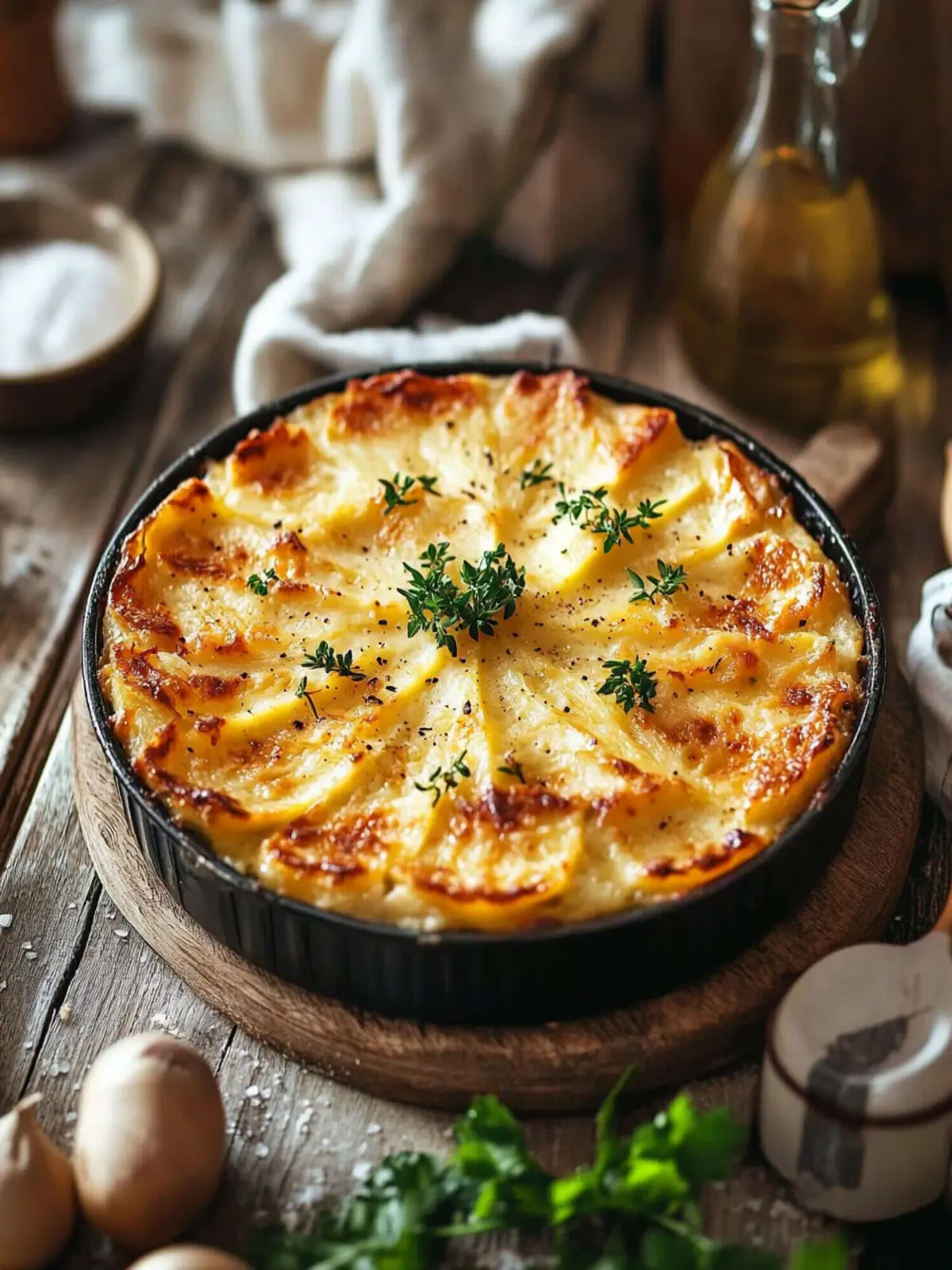 Kartoffelgratin aus dem Airfryer