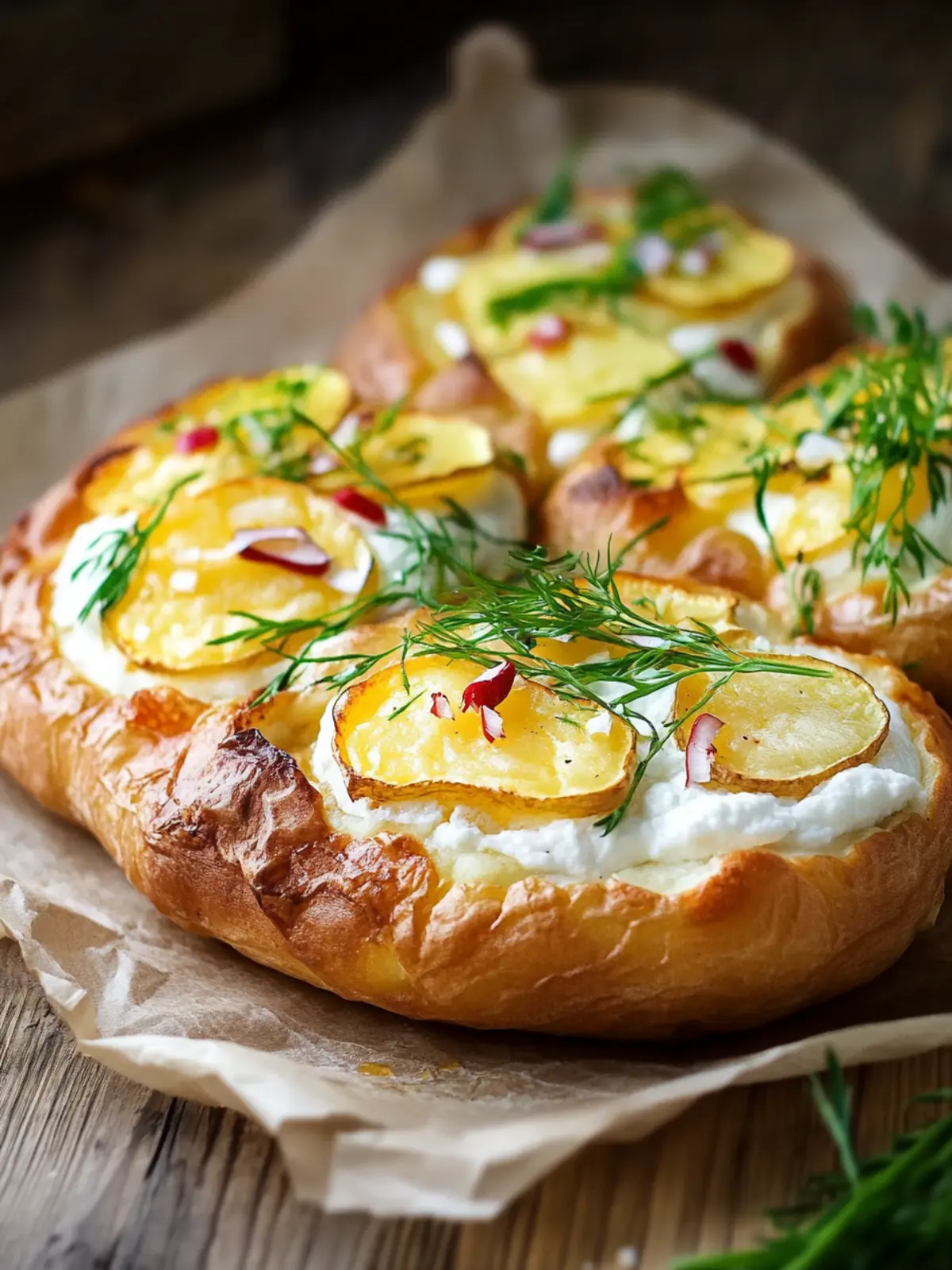 Ofenkartoffeln mit Quark (ohne Alufolie)