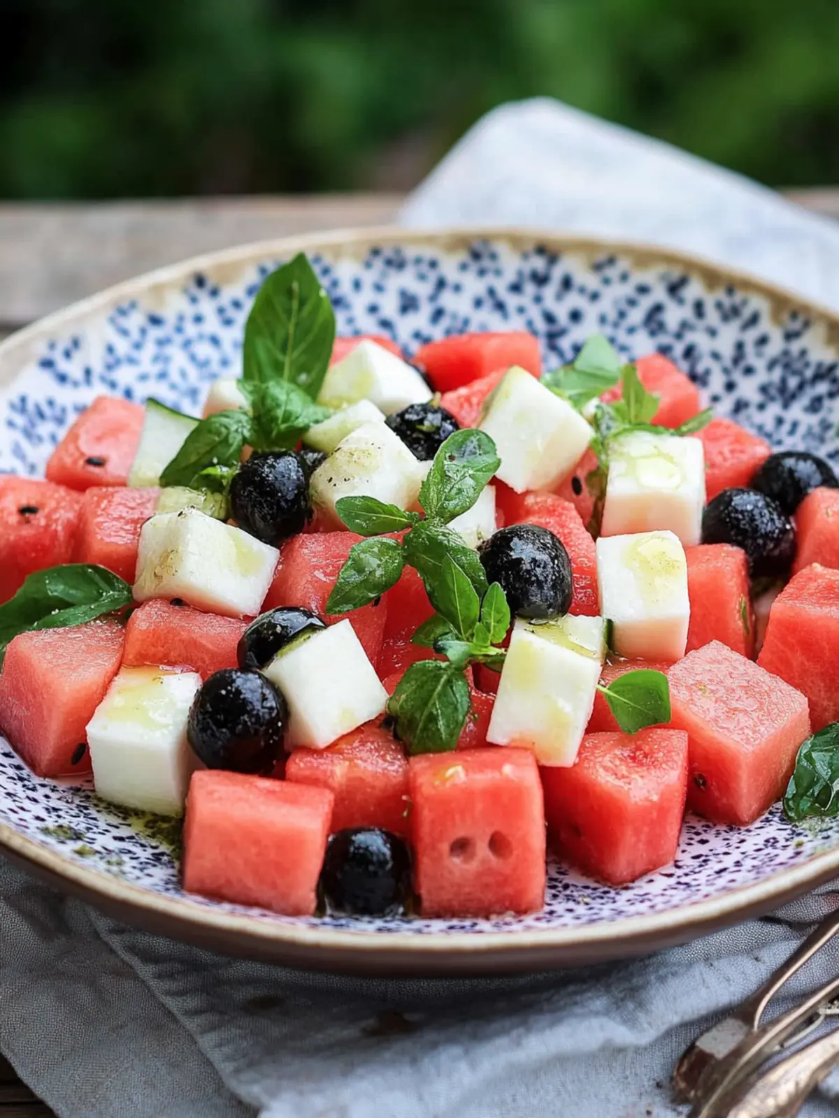So einfach und so lecker: Wassermelonen-Feta-Salat