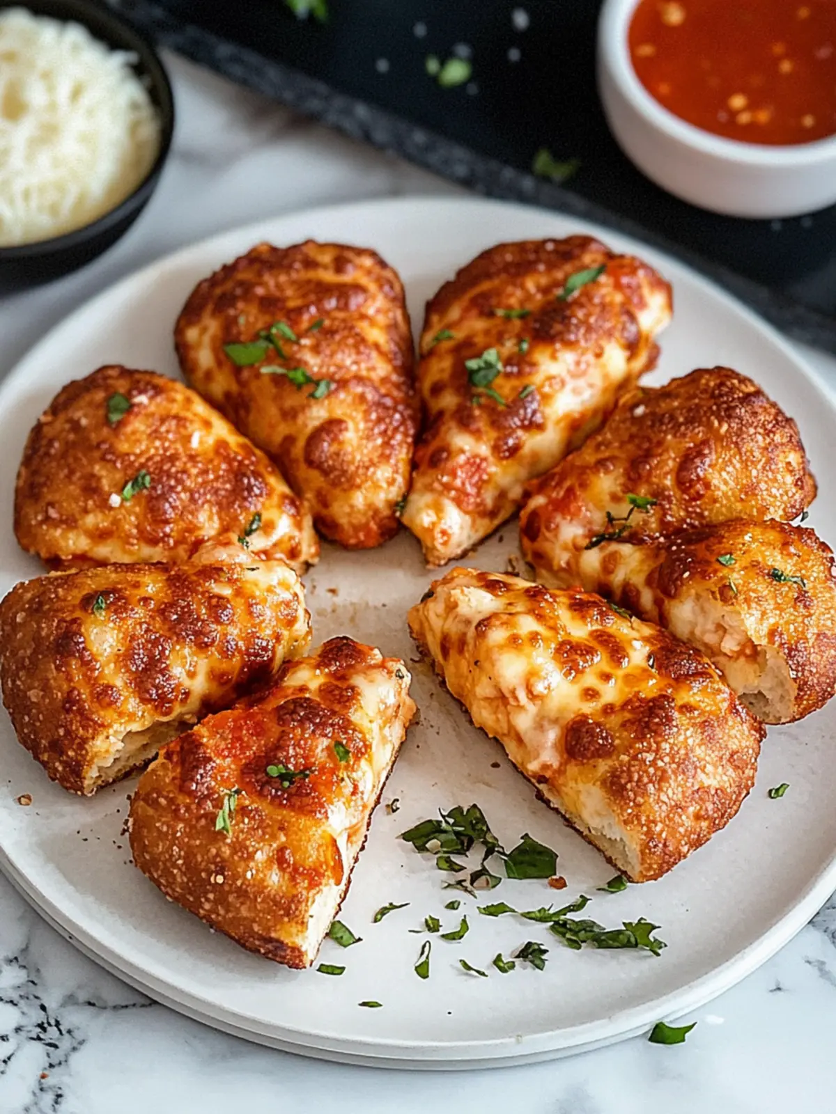 Pepperoni Pizza Brezel Nuggets