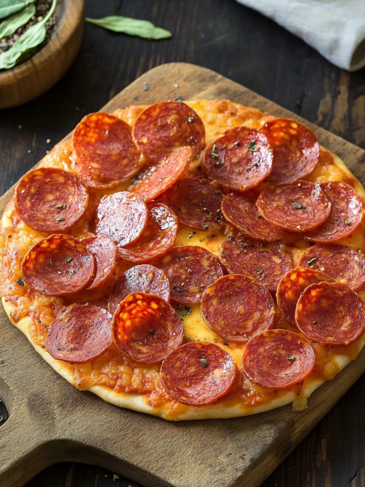 Knusprige Pepperoni in einen schmackhaften Snack mit Ihrer Heißluftfritteuse verwandeln