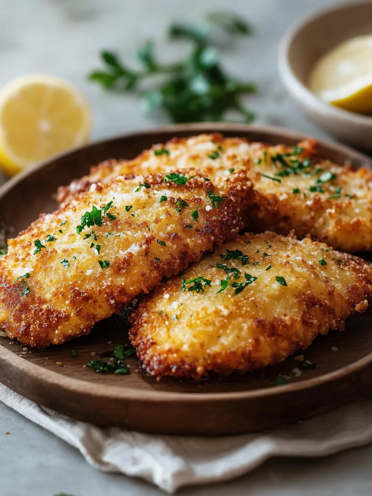 Airfryer Parmesan Hähnchen Rezept