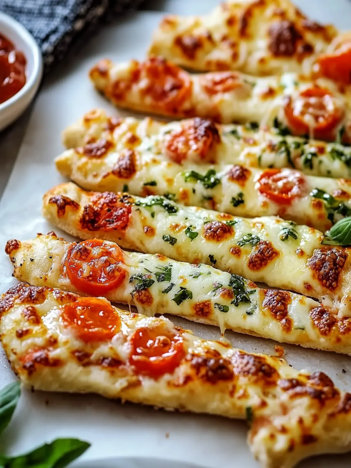 Schnelle Pizzastangen