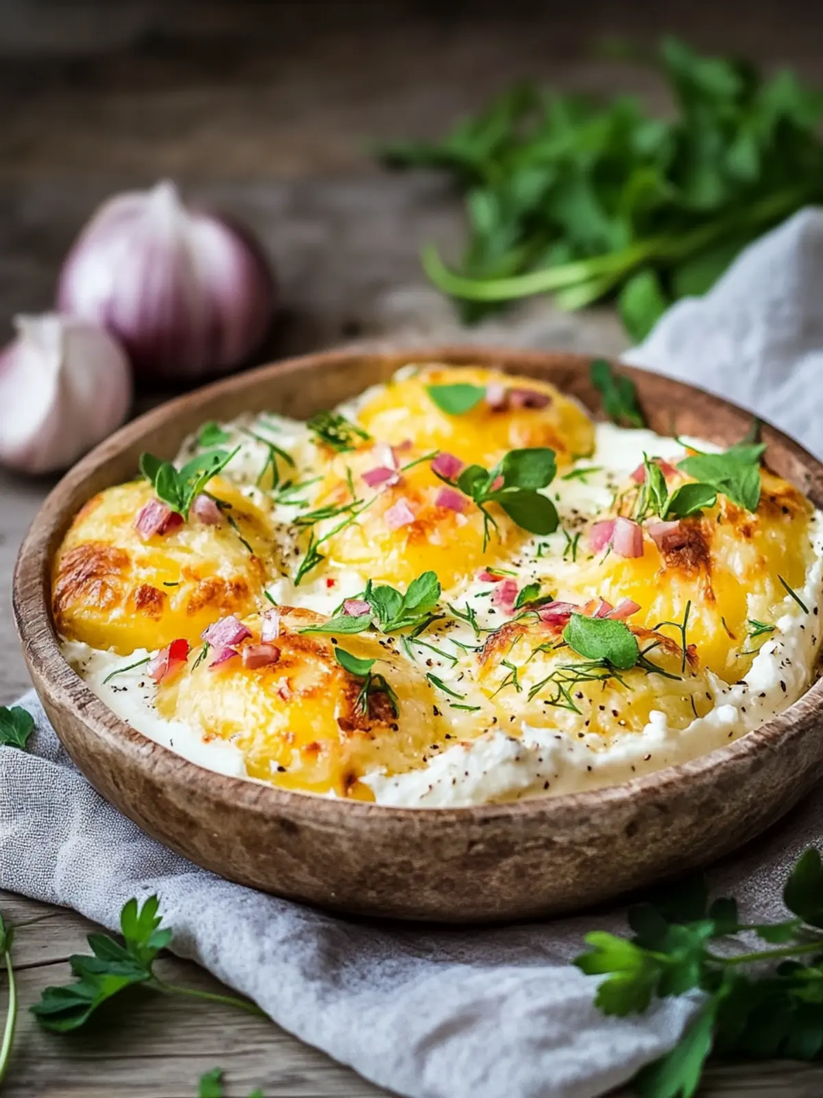 Ofenkartoffeln mit Quark (ohne Alufolie)