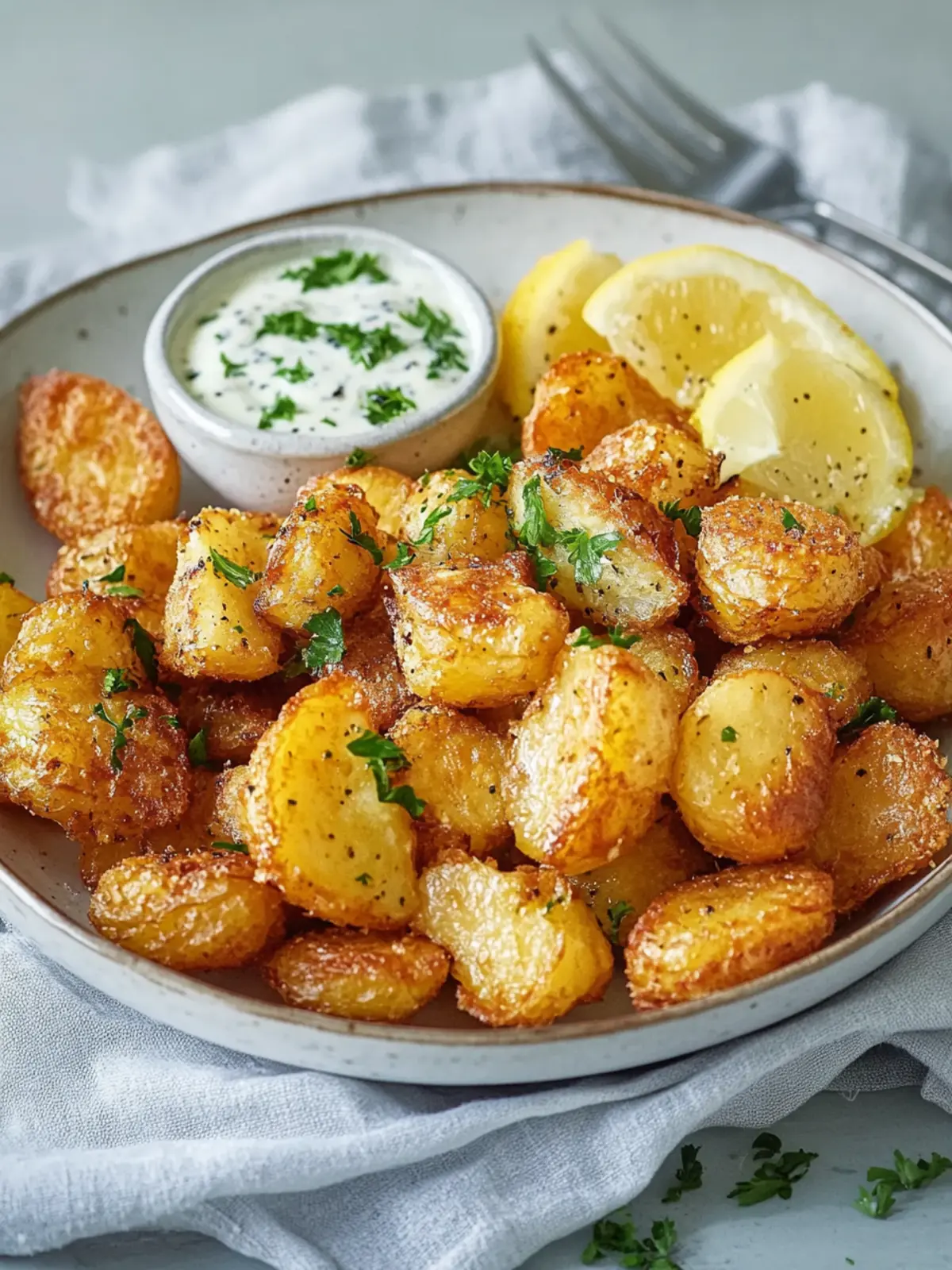 Bratkartoffeln aus der Heißluftfritteuse Knusprig & Lecker