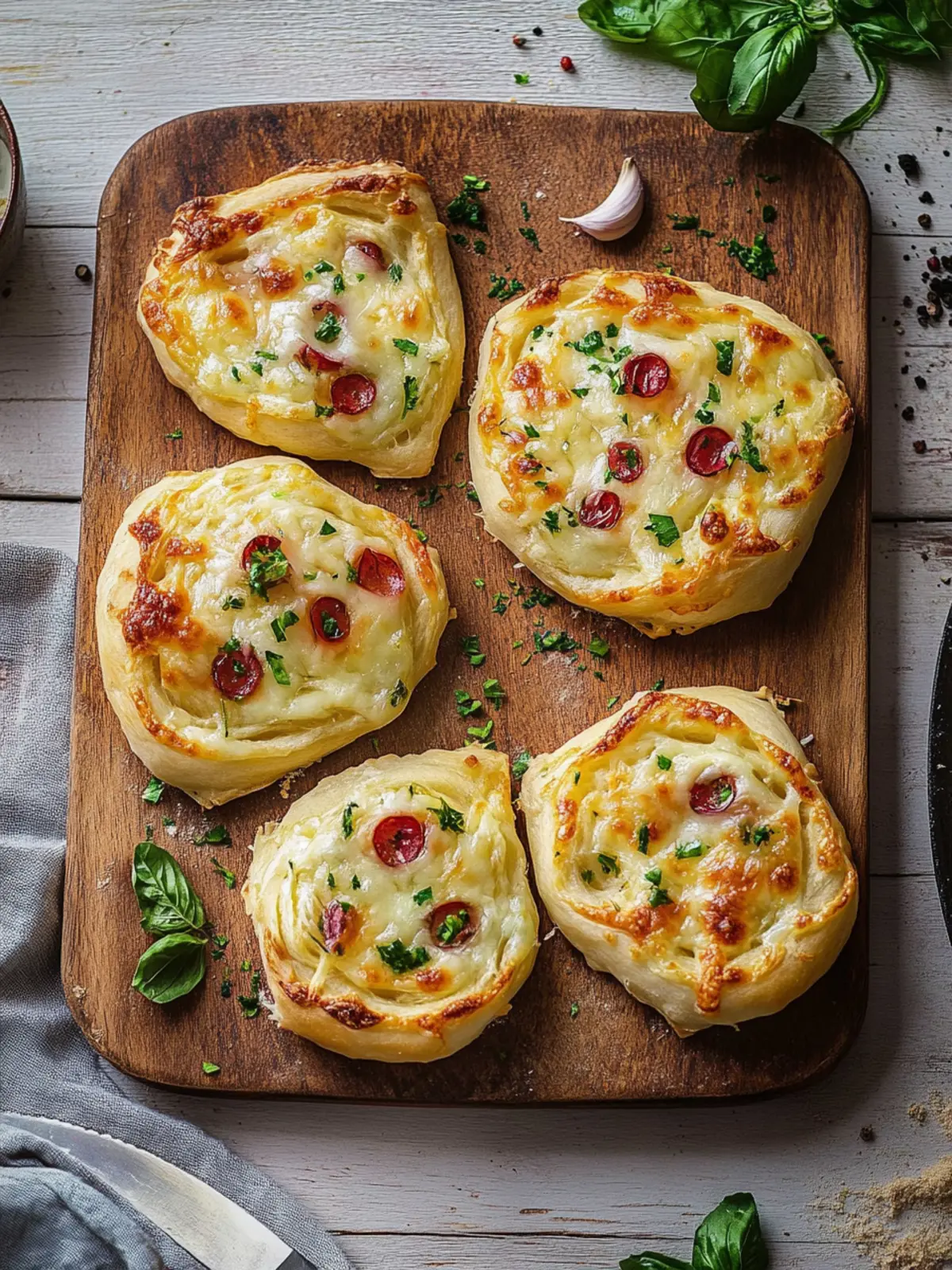 Flammkuchen-Schnecken
