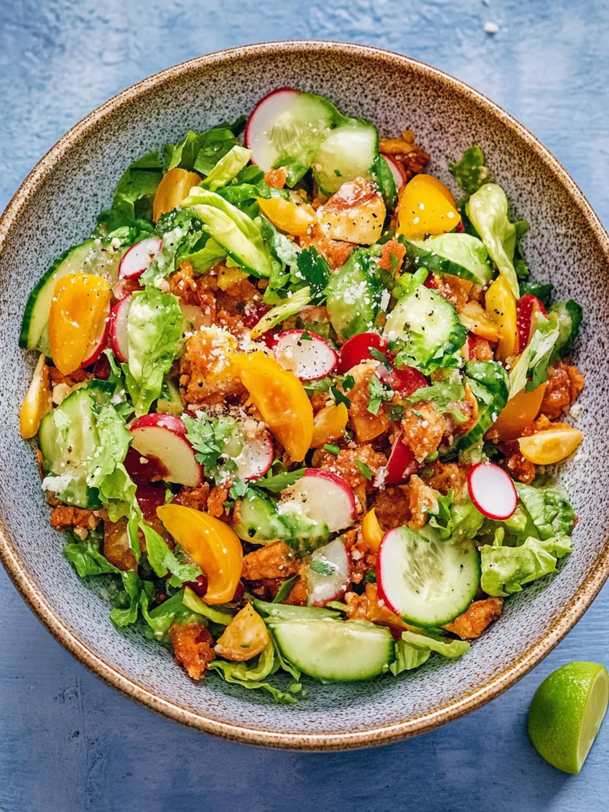 Knuspriger Reissalat
