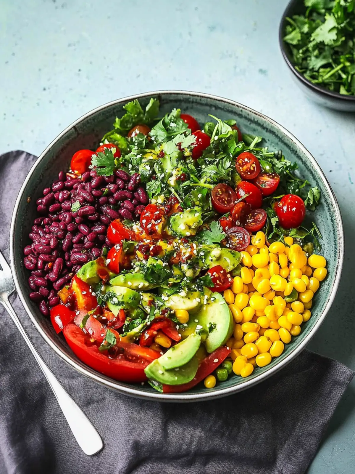 Der Frühling naht und deswegen gibt es mexikanischen Reissalat