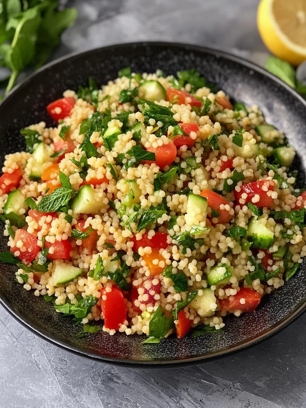 Dieser Couscous-Salat mit Minze ist das perfekte Sommerrezept