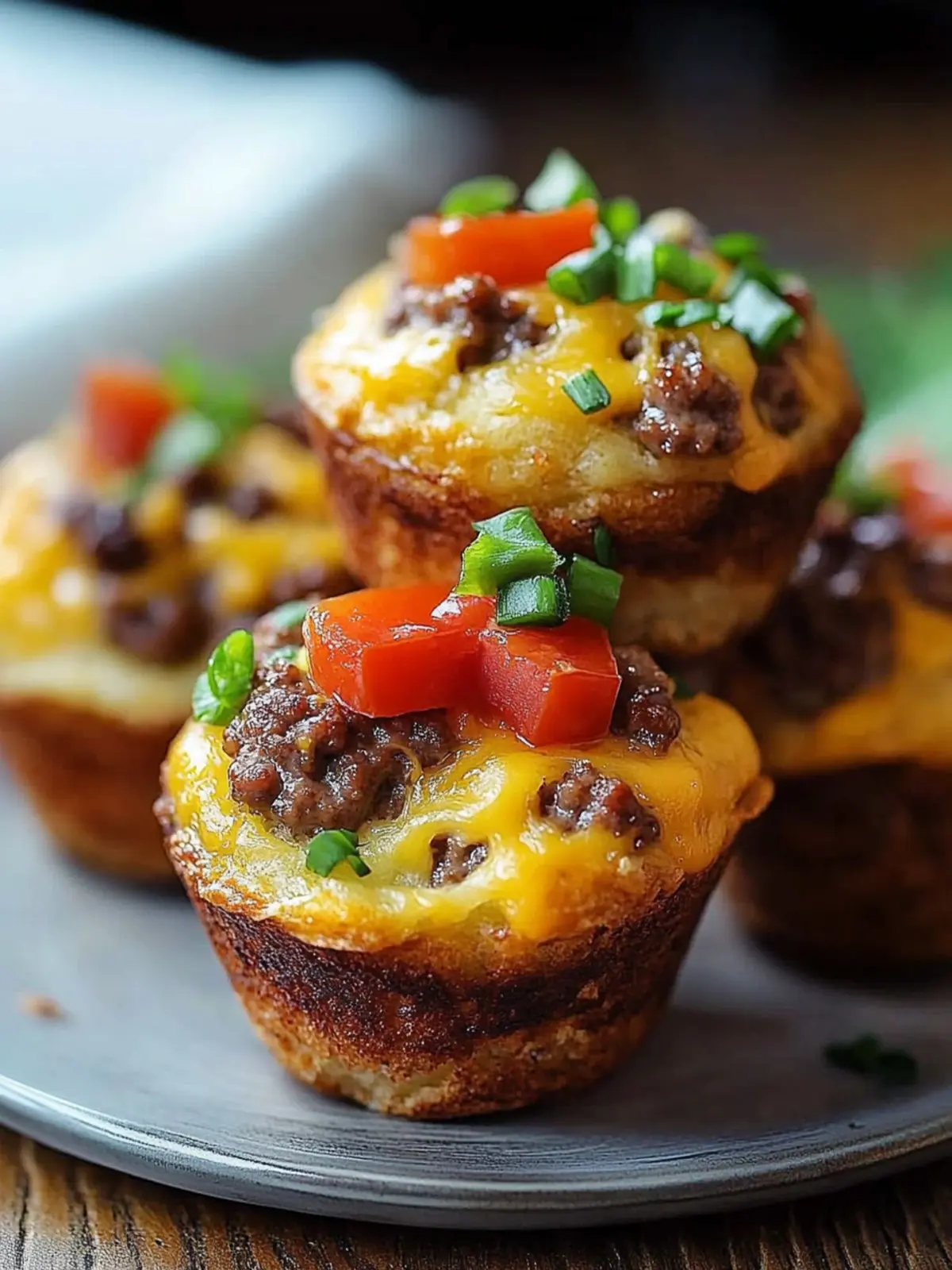 Cheeseburger Muffins: Der ideale Snack für jede Party