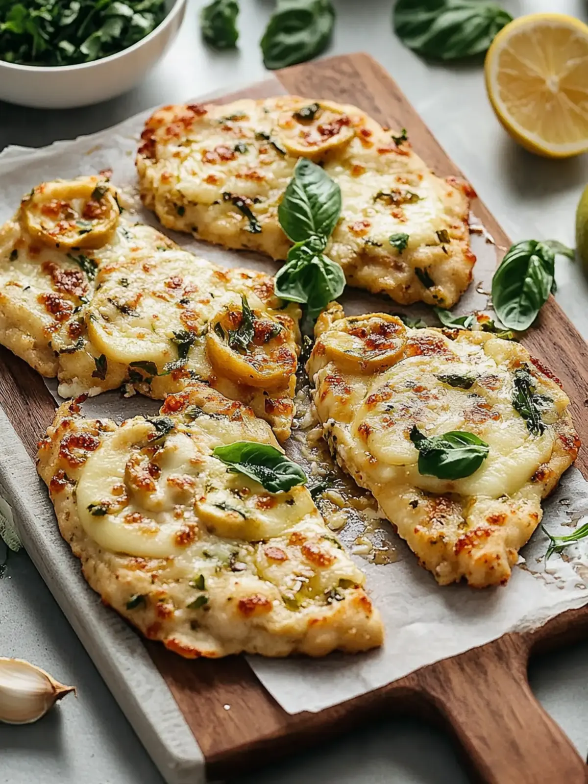 Hähnchen mit Käsekruste