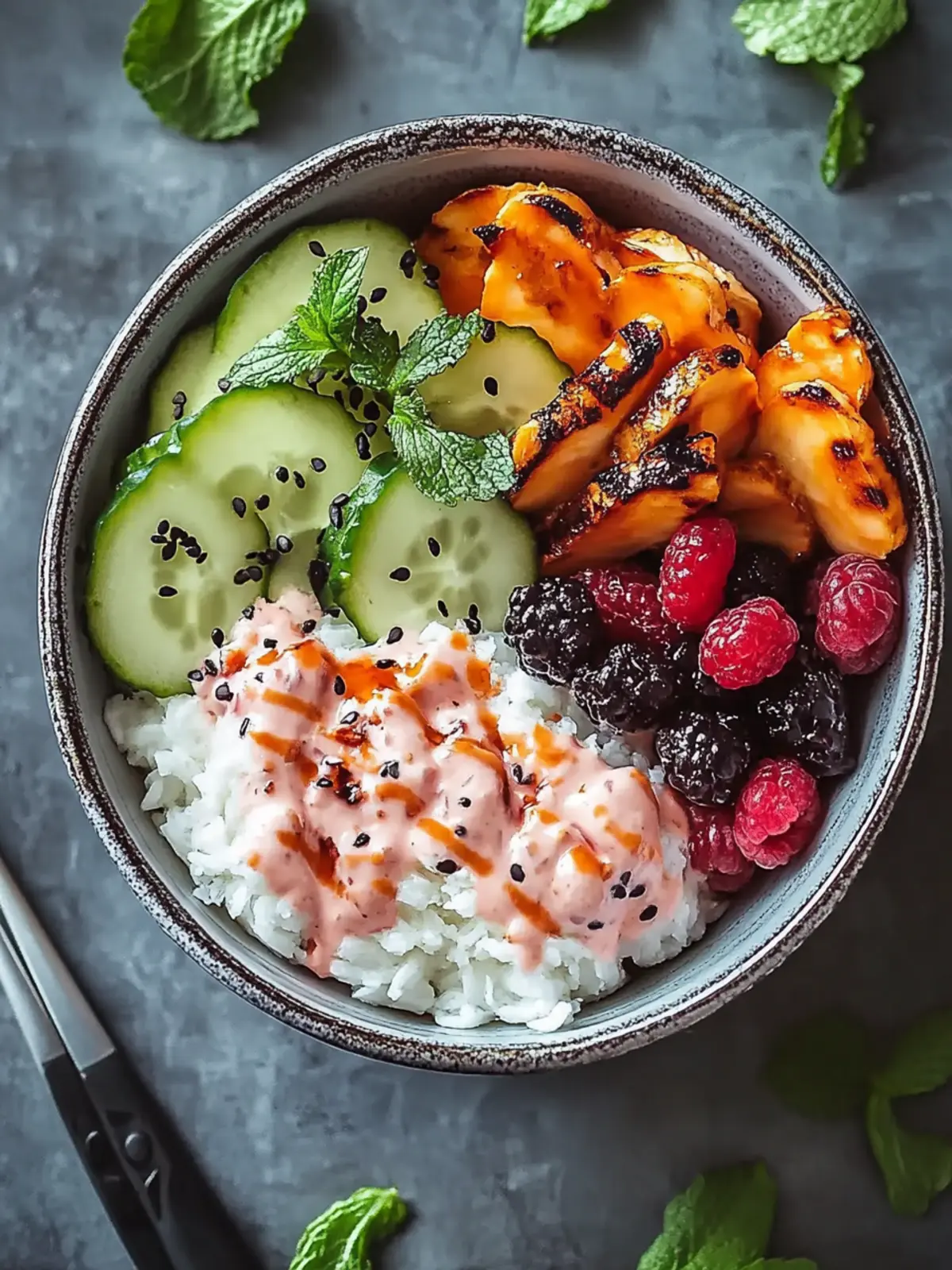 Würzige Hähnchen Bowl
