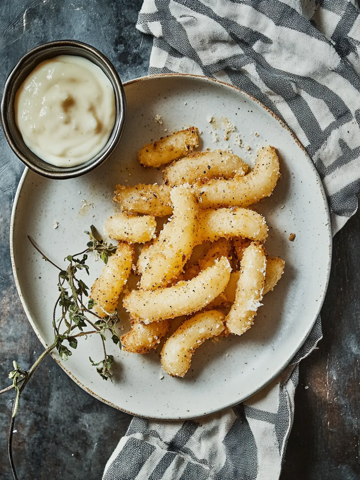 Knoblauch Parmesan Pommes