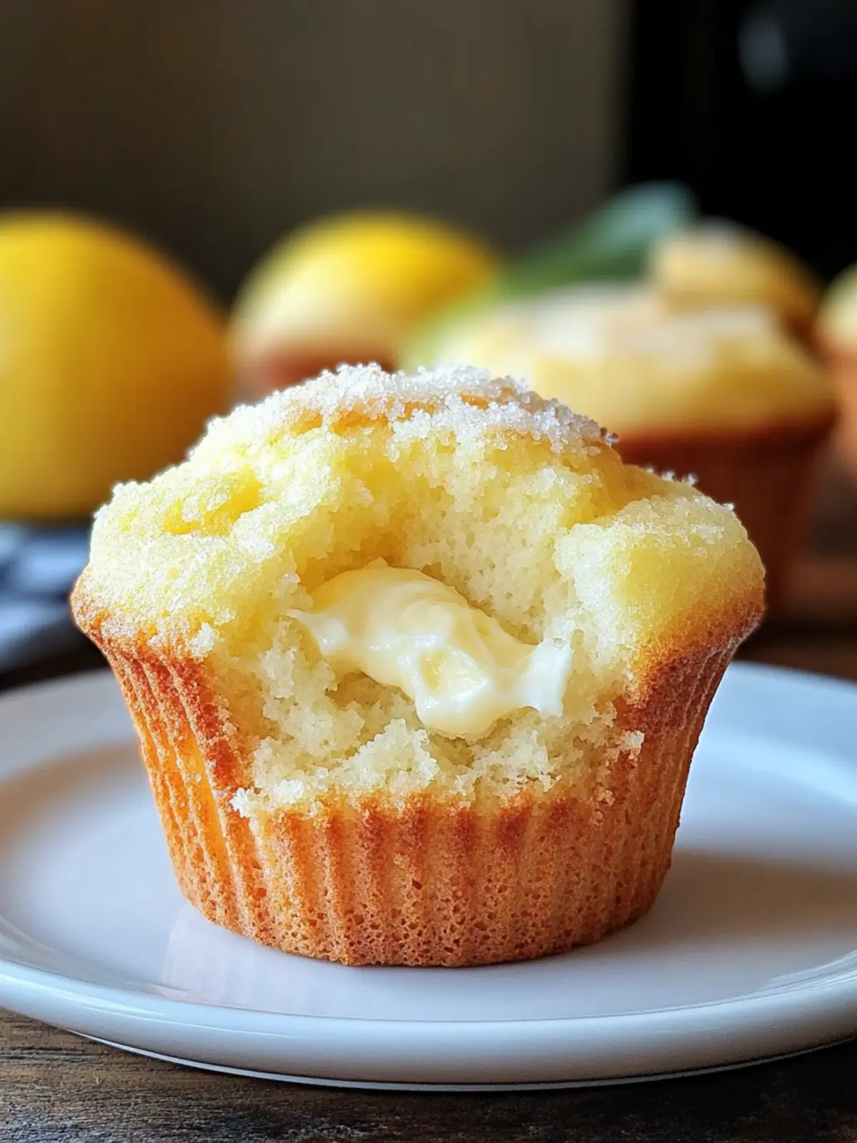Zitronen-Creme-Käsekuchen-Muffins für den perfekten Genuss
