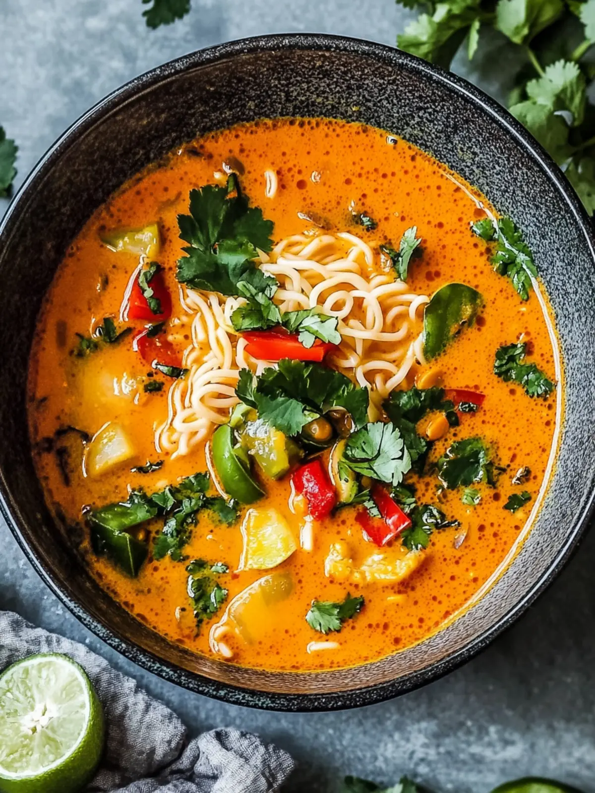 Thailändische Currysuppe für Gemütliche Abende