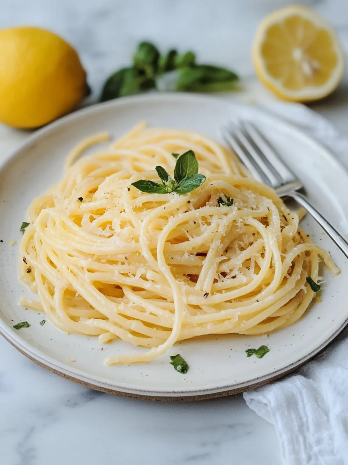 Pasta al Limone – fruchtige Zitronenpasta aus 4 Zutaten