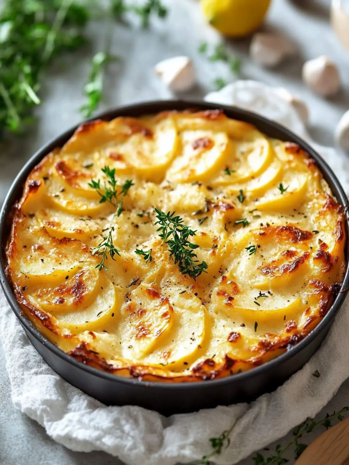 Kartoffelgratin aus dem Airfryer