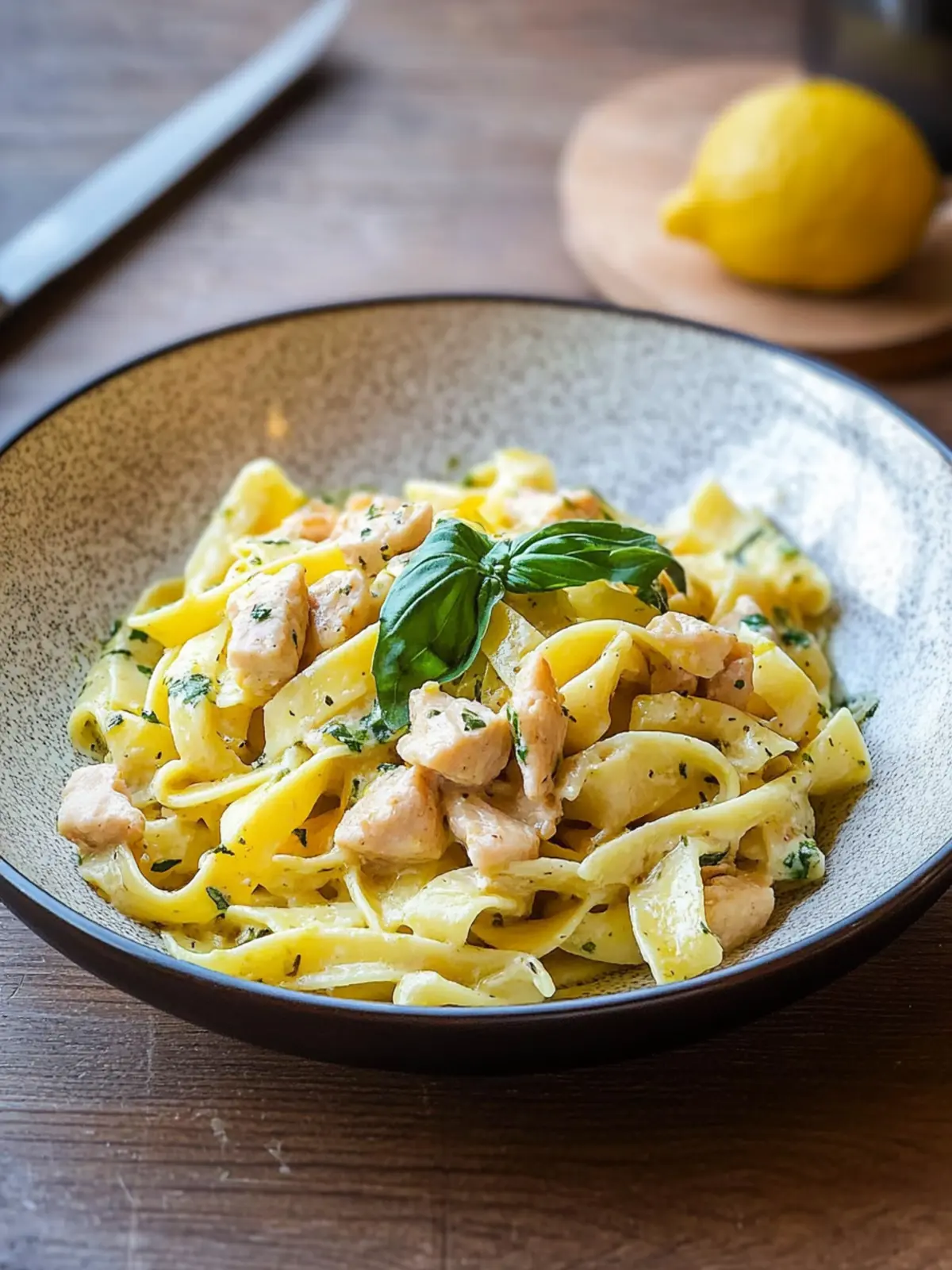 Cremige One Pot Pasta mit Hähnchen