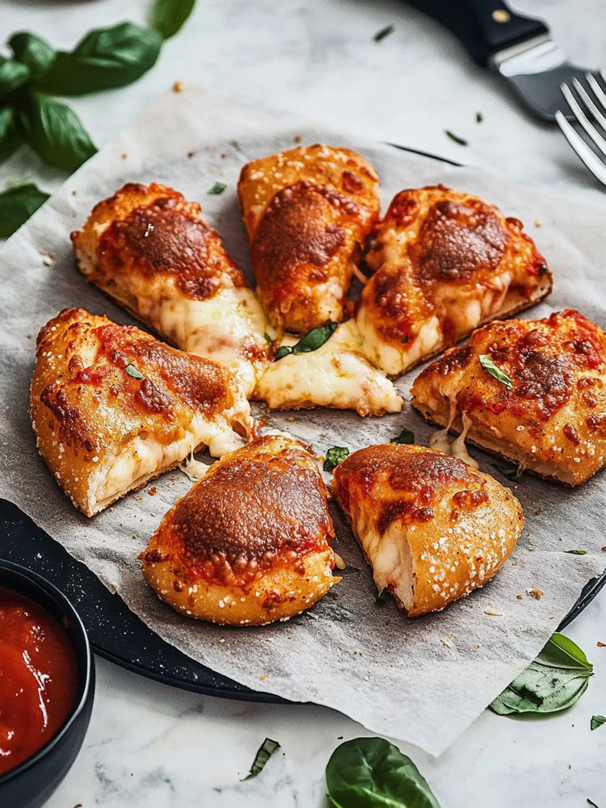 Pepperoni Pizza Brezel Nuggets