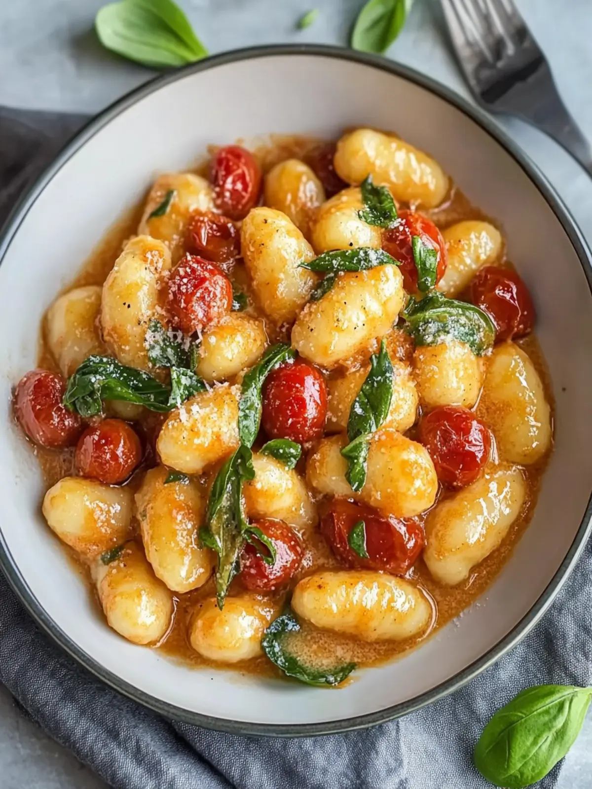 Vegan Gnocchi with creamy sun-dried tomato sauce