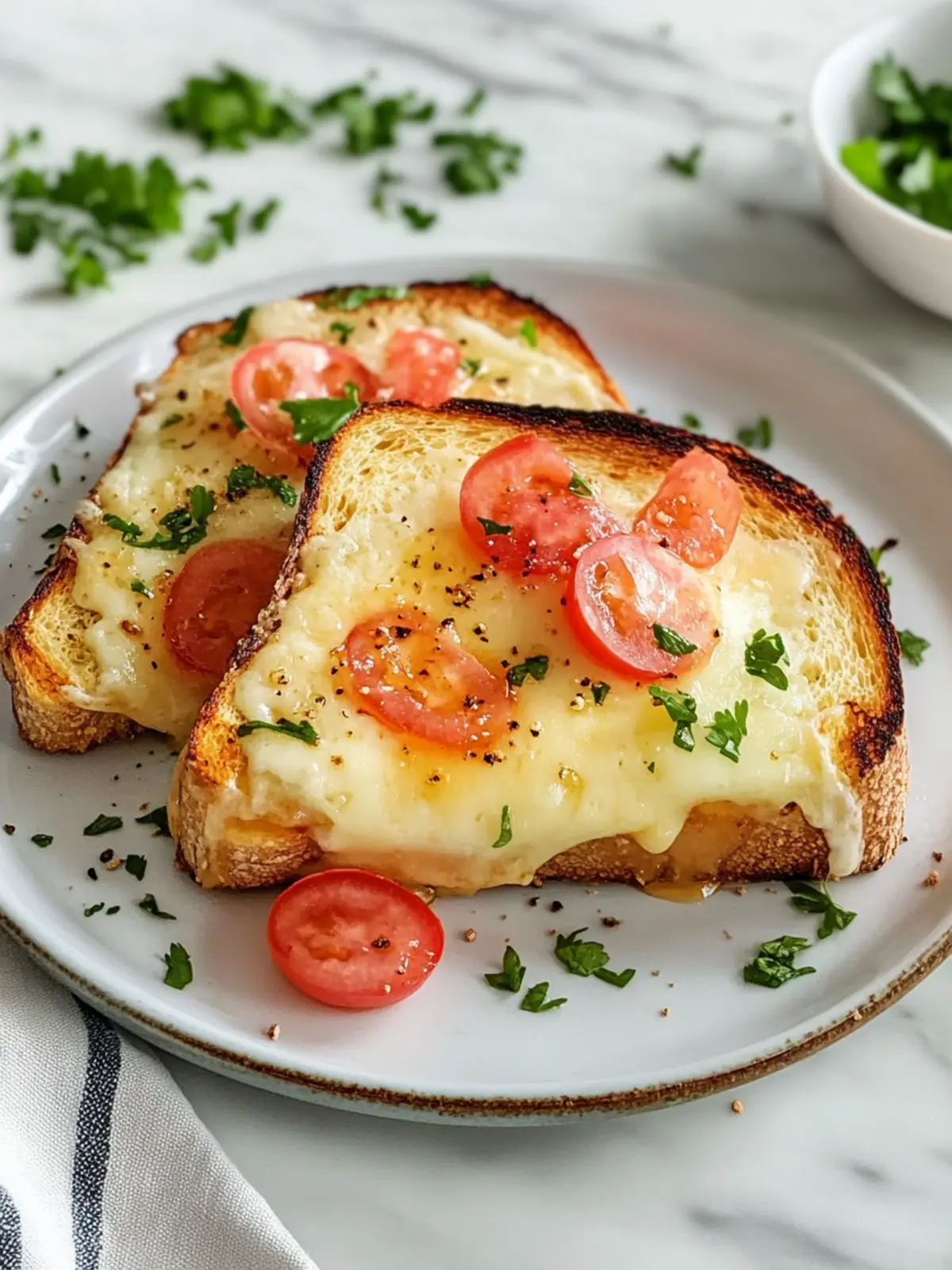 Airfryer Schinken-Käse Toast Rezept
