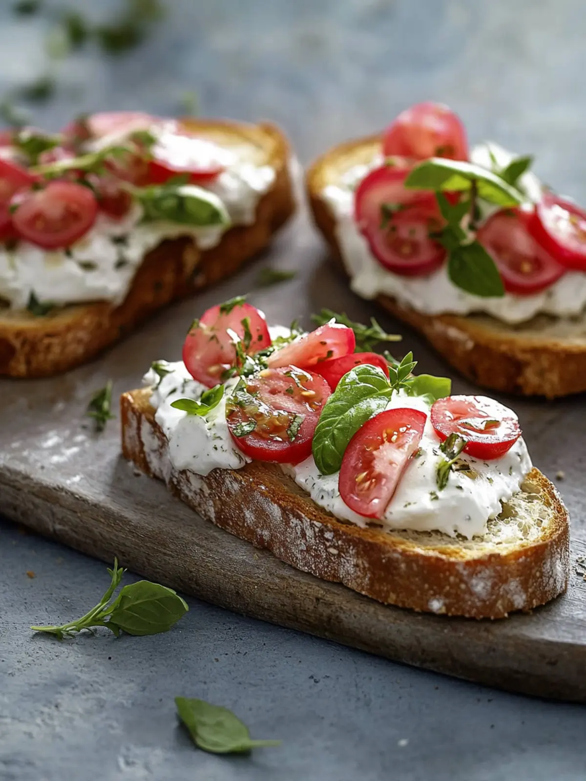 Laktosefreie Kresse-Radieschen-Crostini