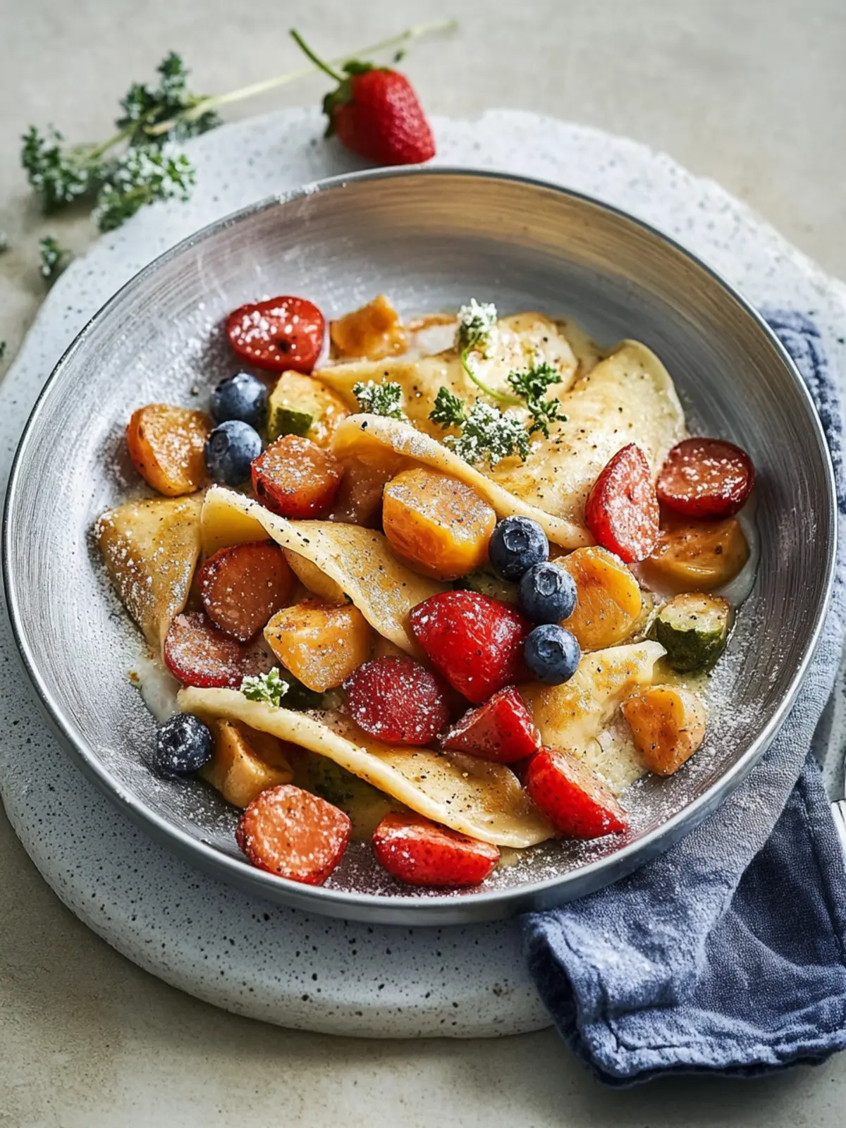 Maultaschen-Gemüse-Pfanne