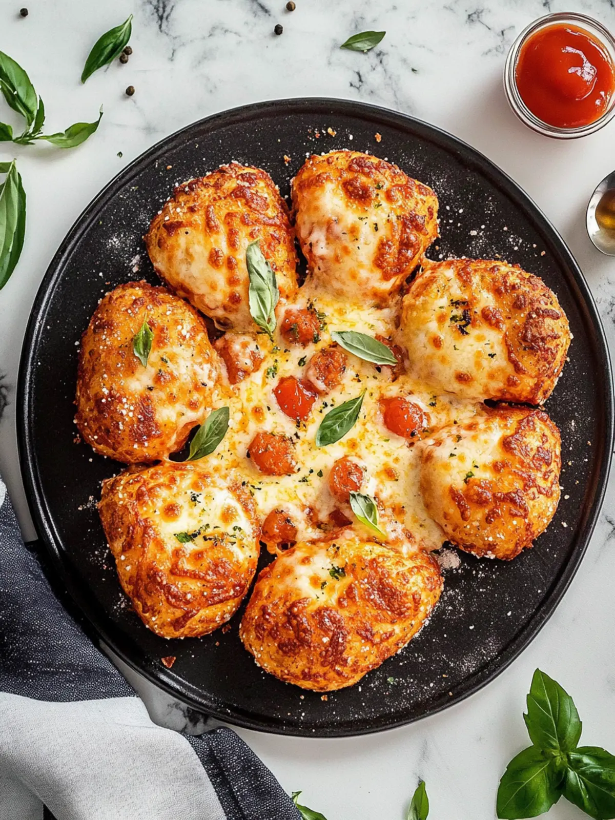 Pepperoni Pizza Brezel Nuggets