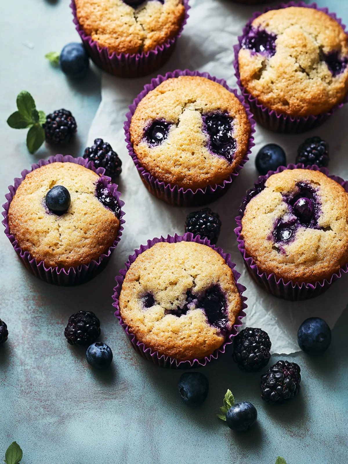 Keine-Angst-Vegane-Heidelbeer-Muffins