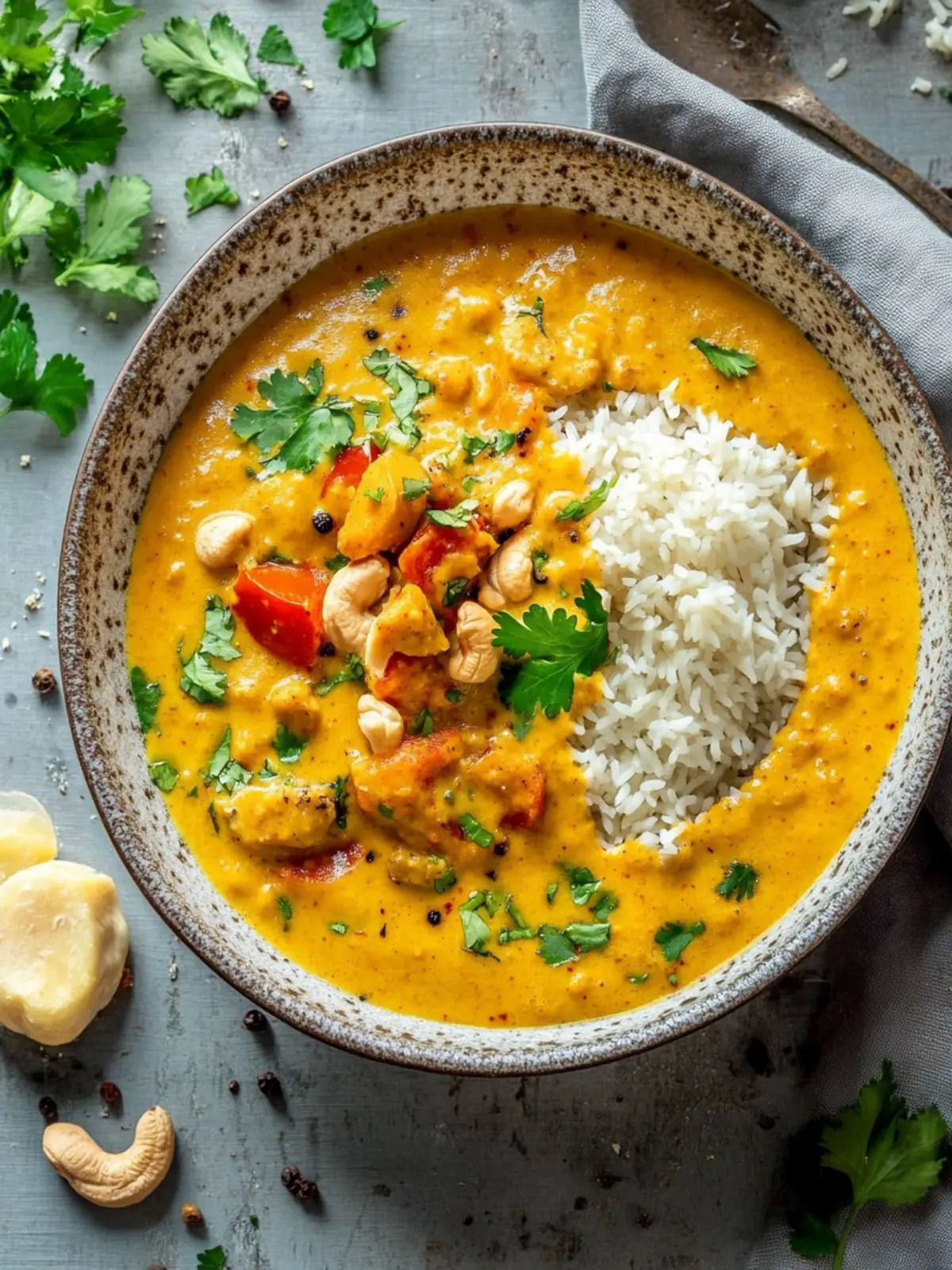 Kaju Kari – Veganes Cashew-Curry