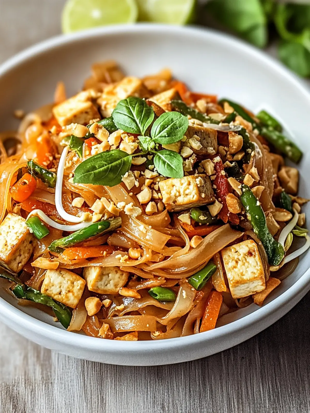 Der Ausgang: Veganes Tofu Pad Thai für Genießer
