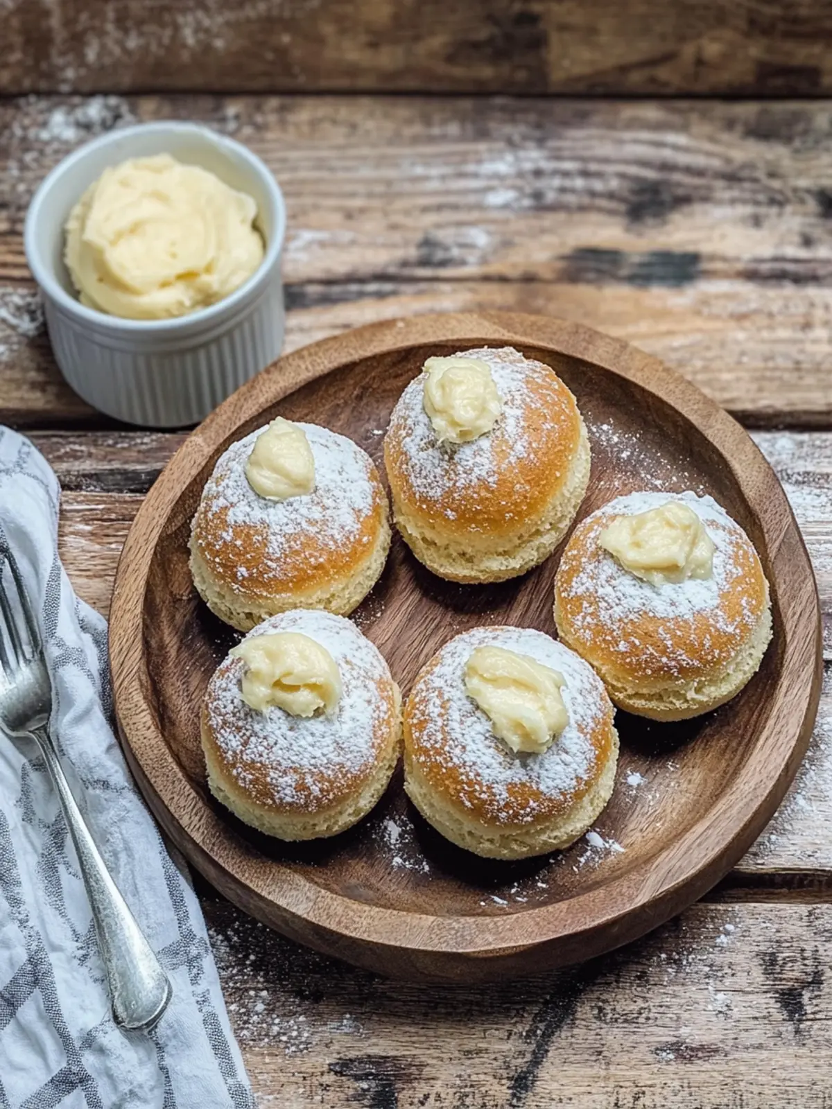 Teigbällchen mit Knoblauchbutter Rezept