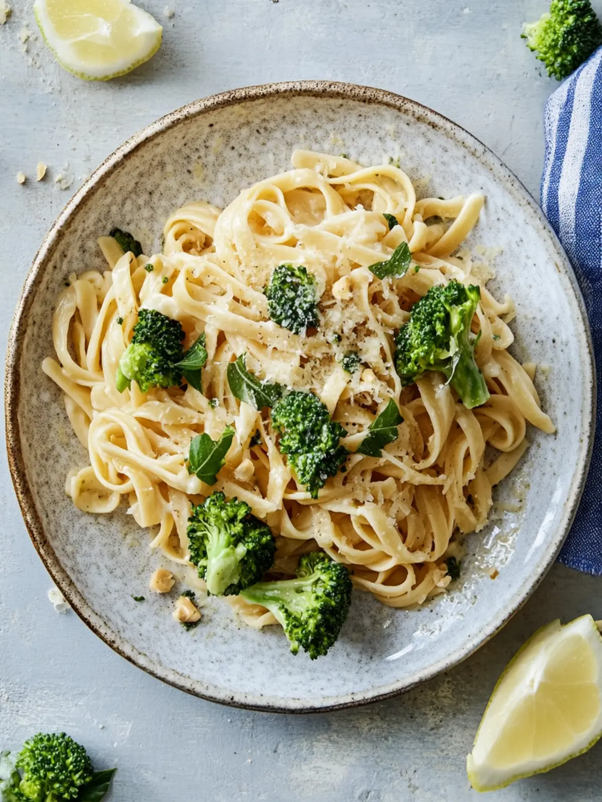 Pasta mit Brokkoli in Buttersauce