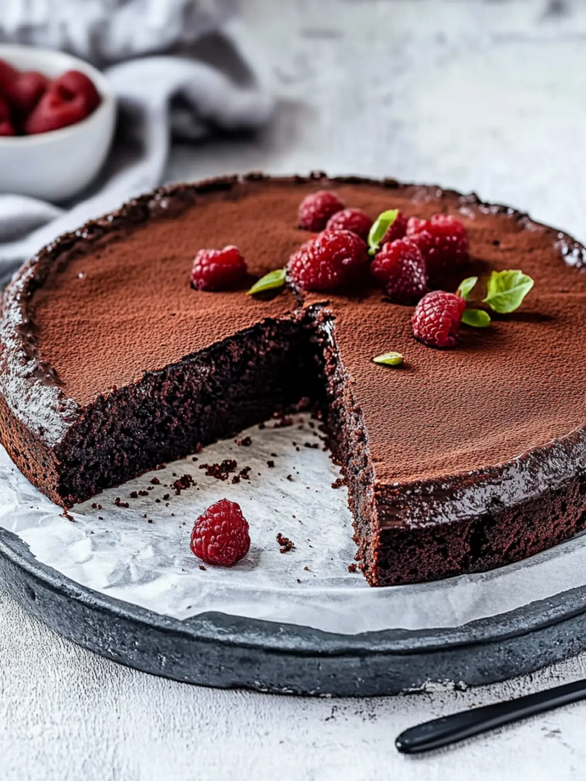 Veganer Schokoladenkuchen