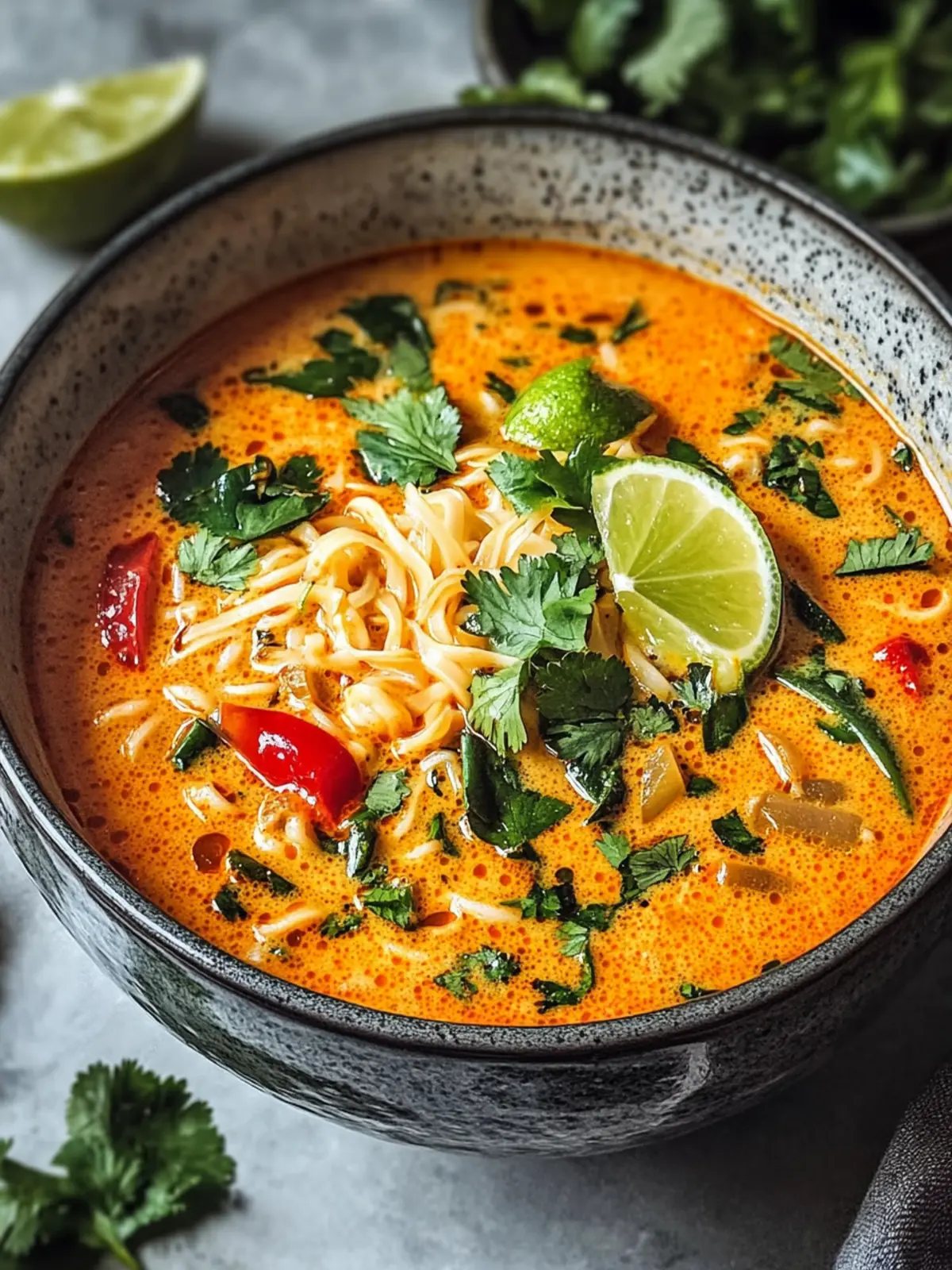 Thailändische Currysuppe für Gemütliche Abende