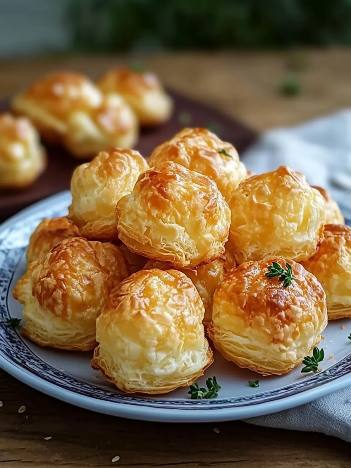 Käse Puff Snacks: Schnelles kaltes Fingerfood Highlight