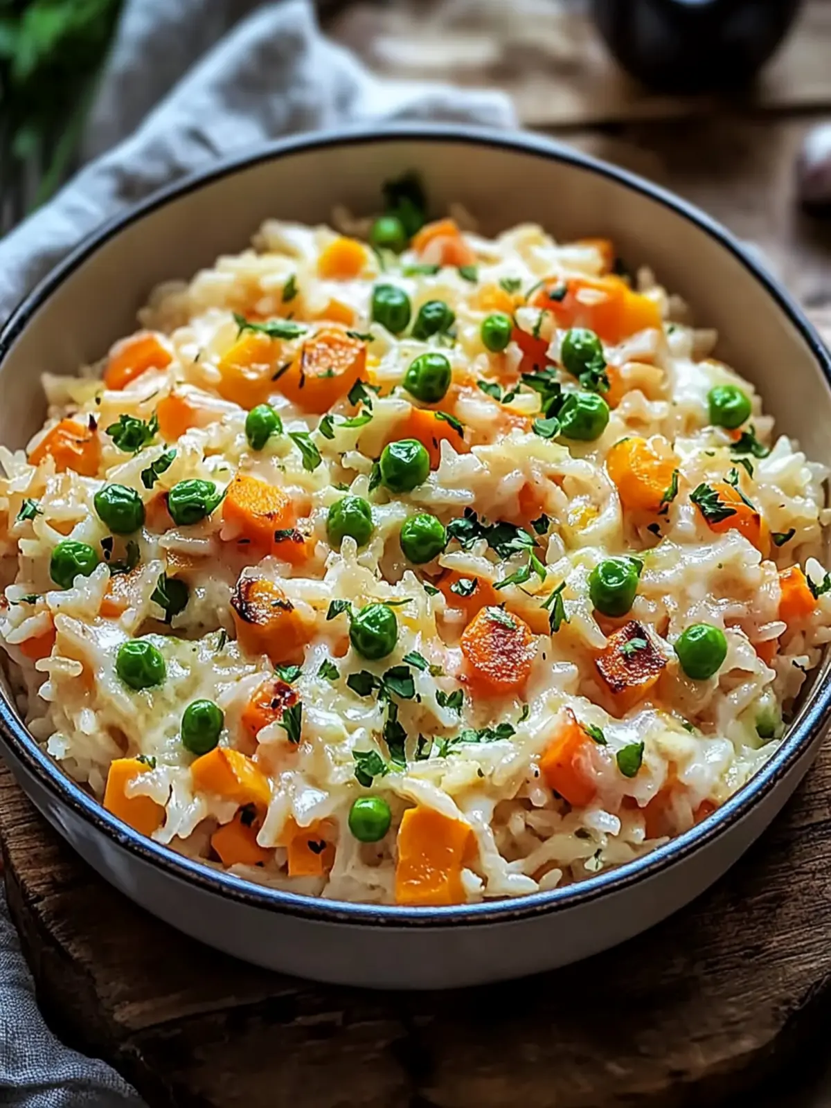 Rice with vegetable cream cheese sauce – An incredible ultimate enjoyment for the whole family