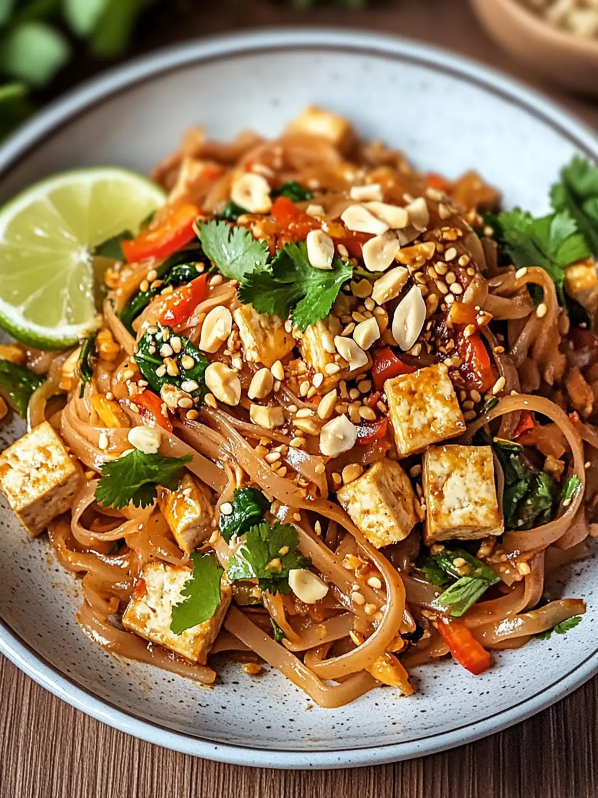 Der Ausgang: Veganes Tofu Pad Thai für Genießer