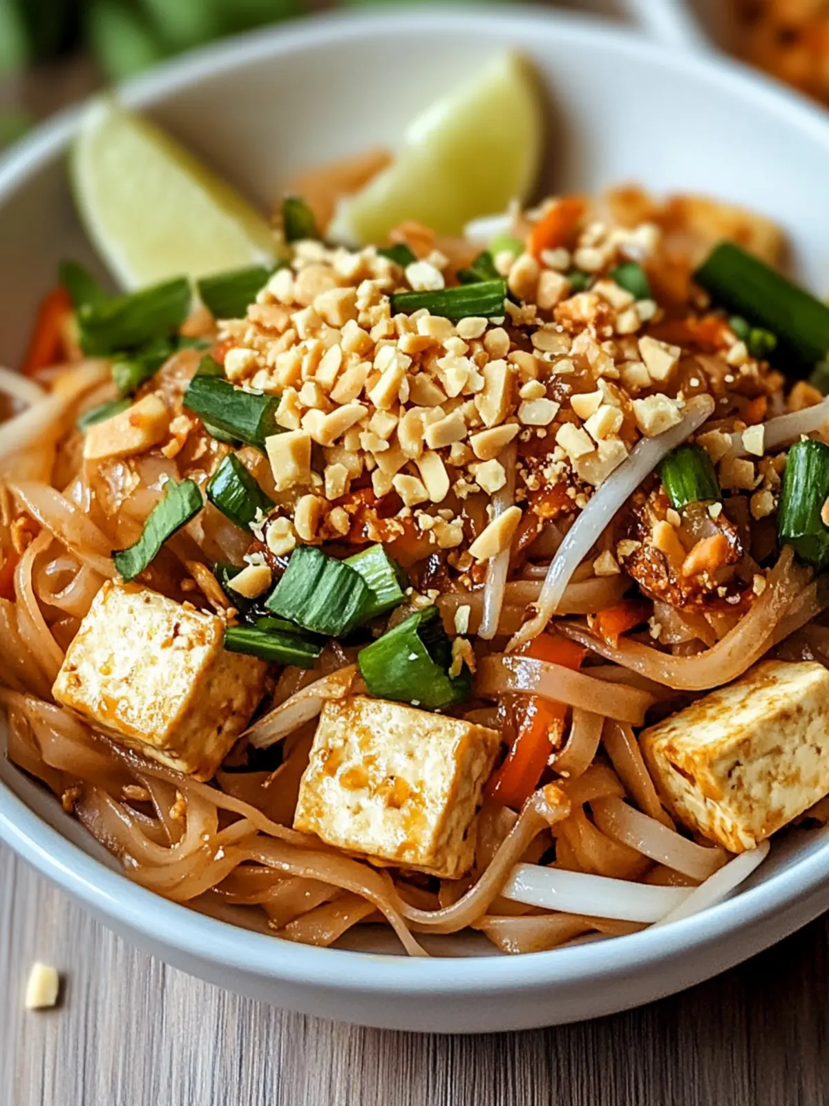 Der Ausgang: Veganes Tofu Pad Thai für Genießer