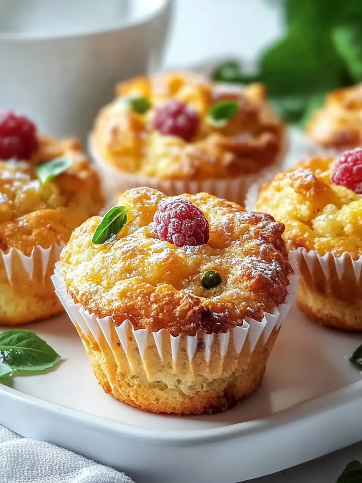 Rührei-Muffins mit Schinken