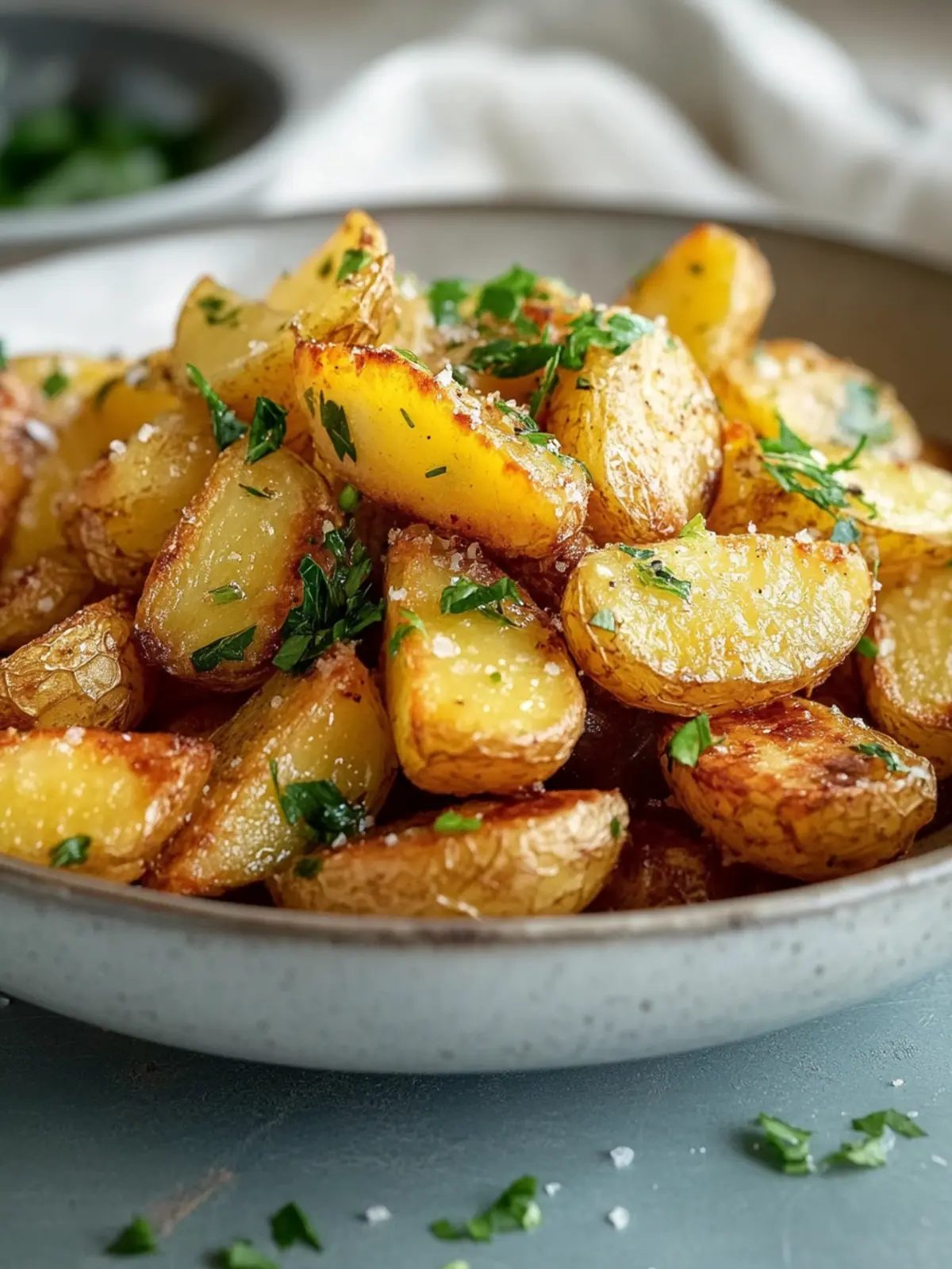 Bratkartoffeln aus der Heißluftfritteuse Knusprig & Lecker
