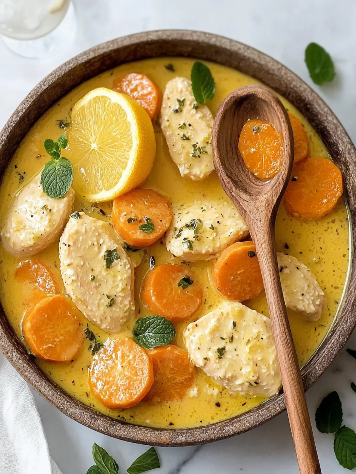 Cremiges Honig-Senf-Hähnchen