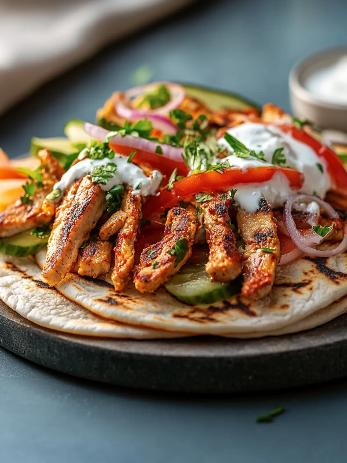 Airfryer Hähnchen-Gyros Rezept