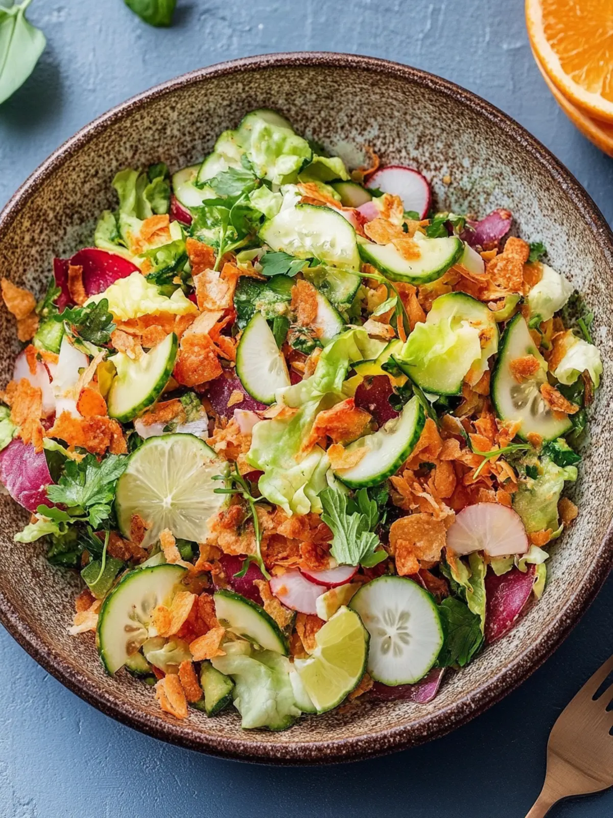 Knuspriger Reissalat