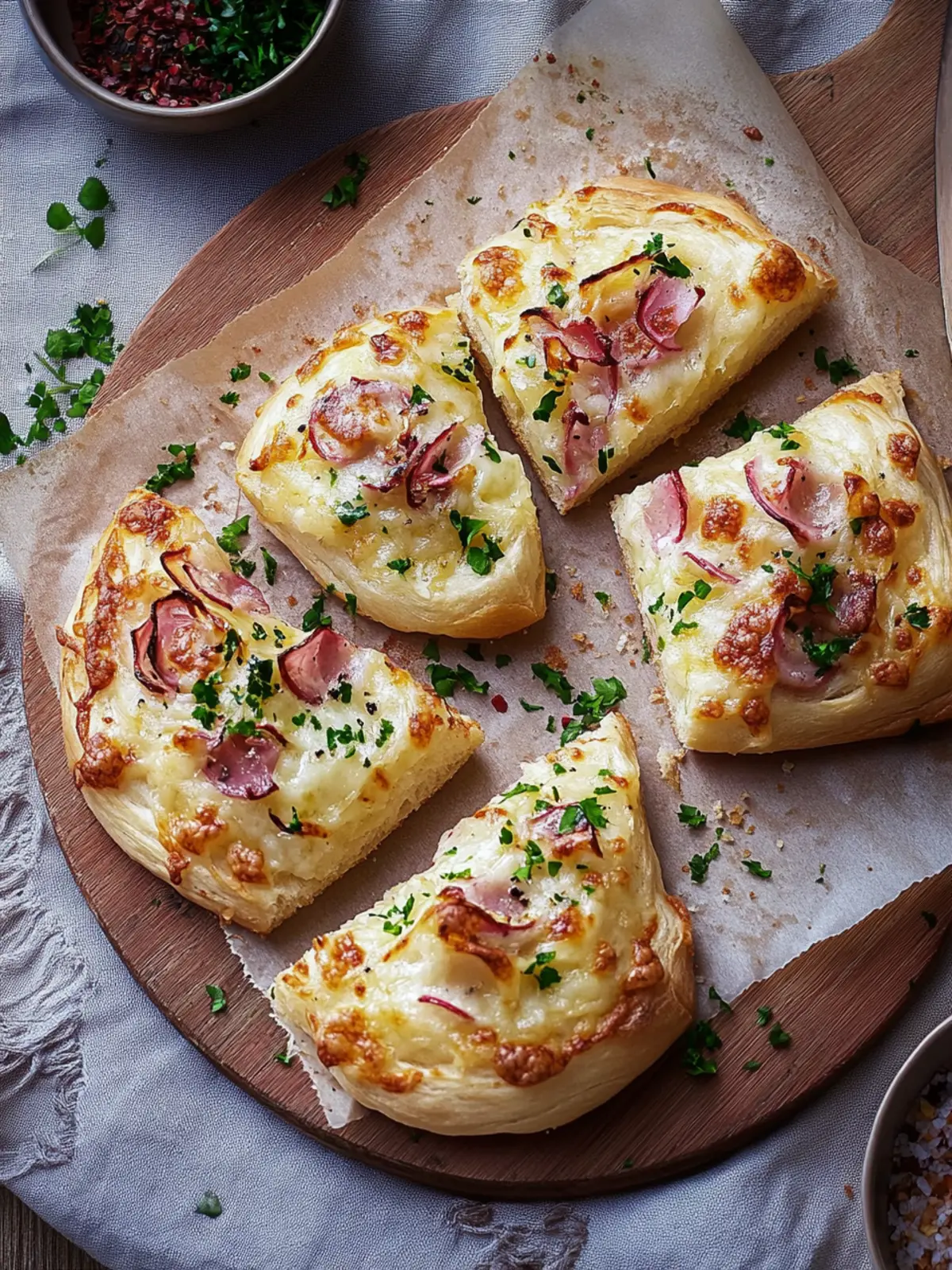 Flammkuchen-Schnecken
