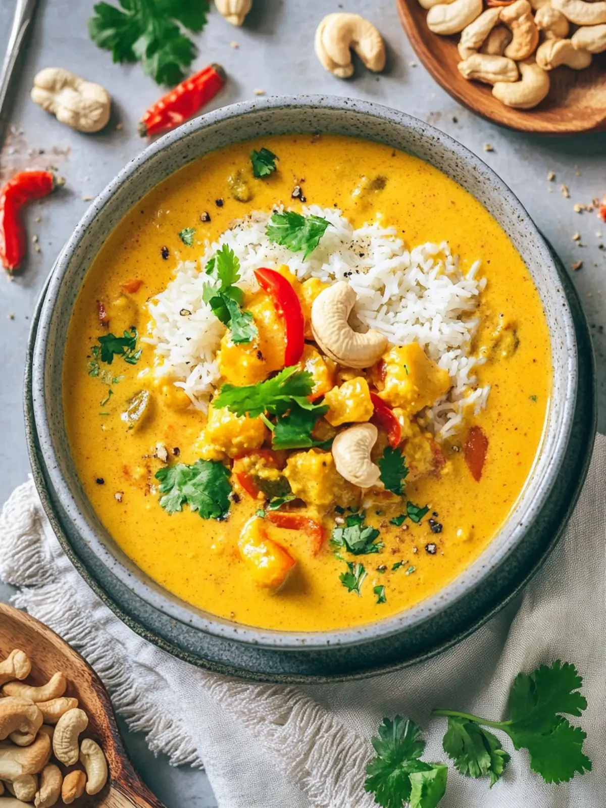Kaju Kari – Veganes Cashew-Curry