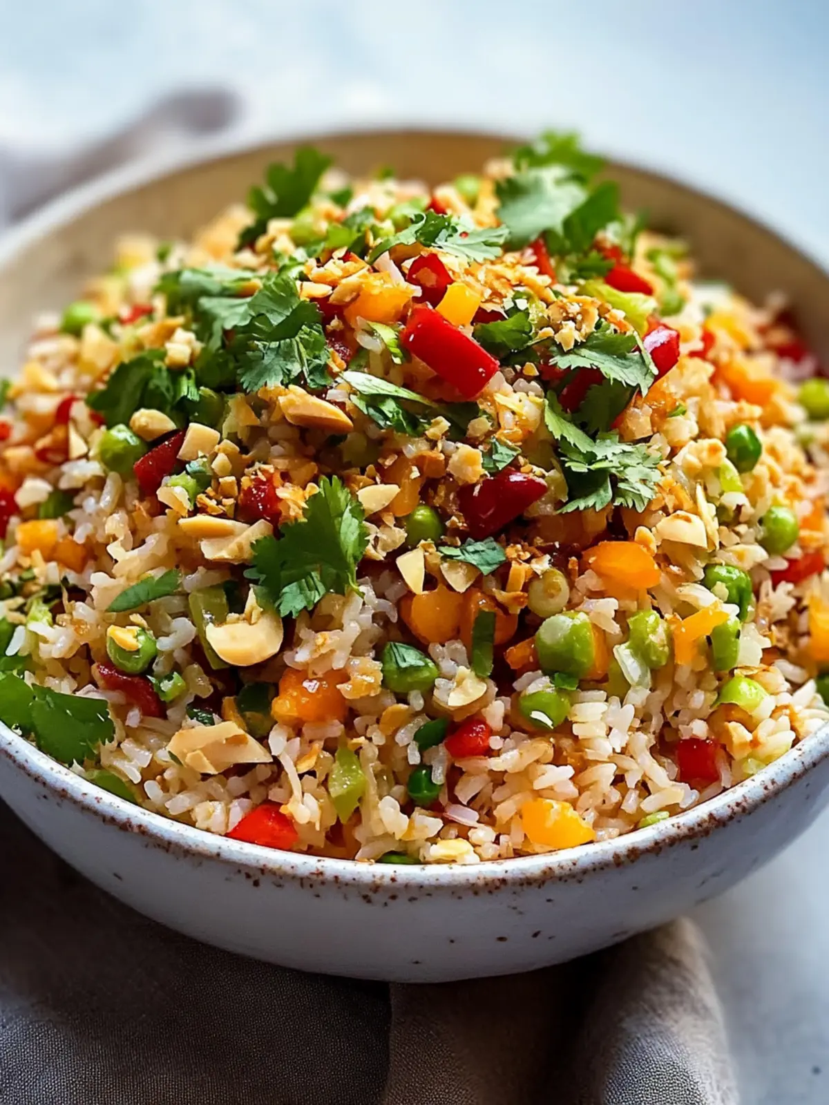 Crispy peanut-chili rice salad: the perfect summer recipe